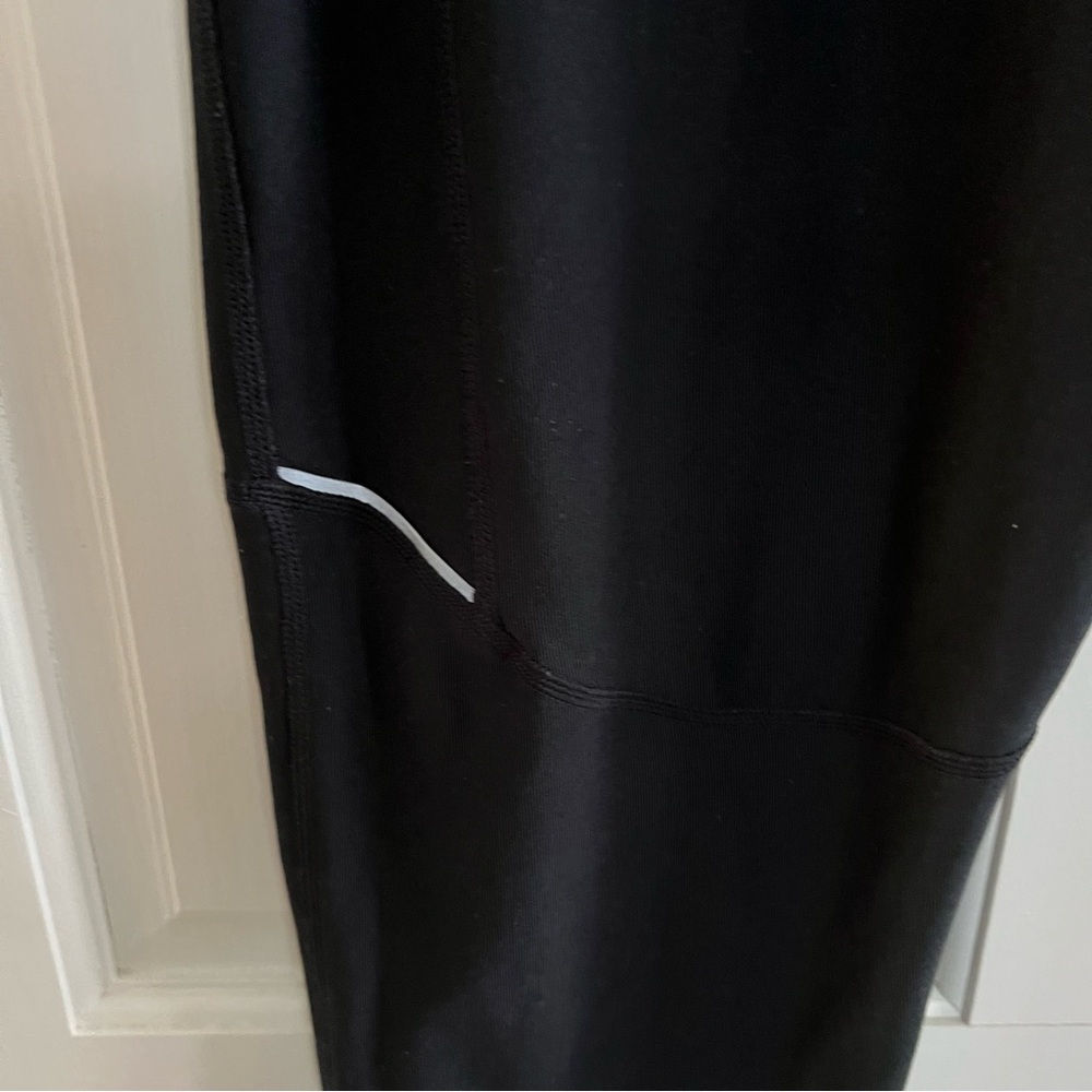 Womens NIKE Running Dri-Fit Cropped Drawstring Pants w/Reflectors & Pocket Sz XL - Picture 3 of 8